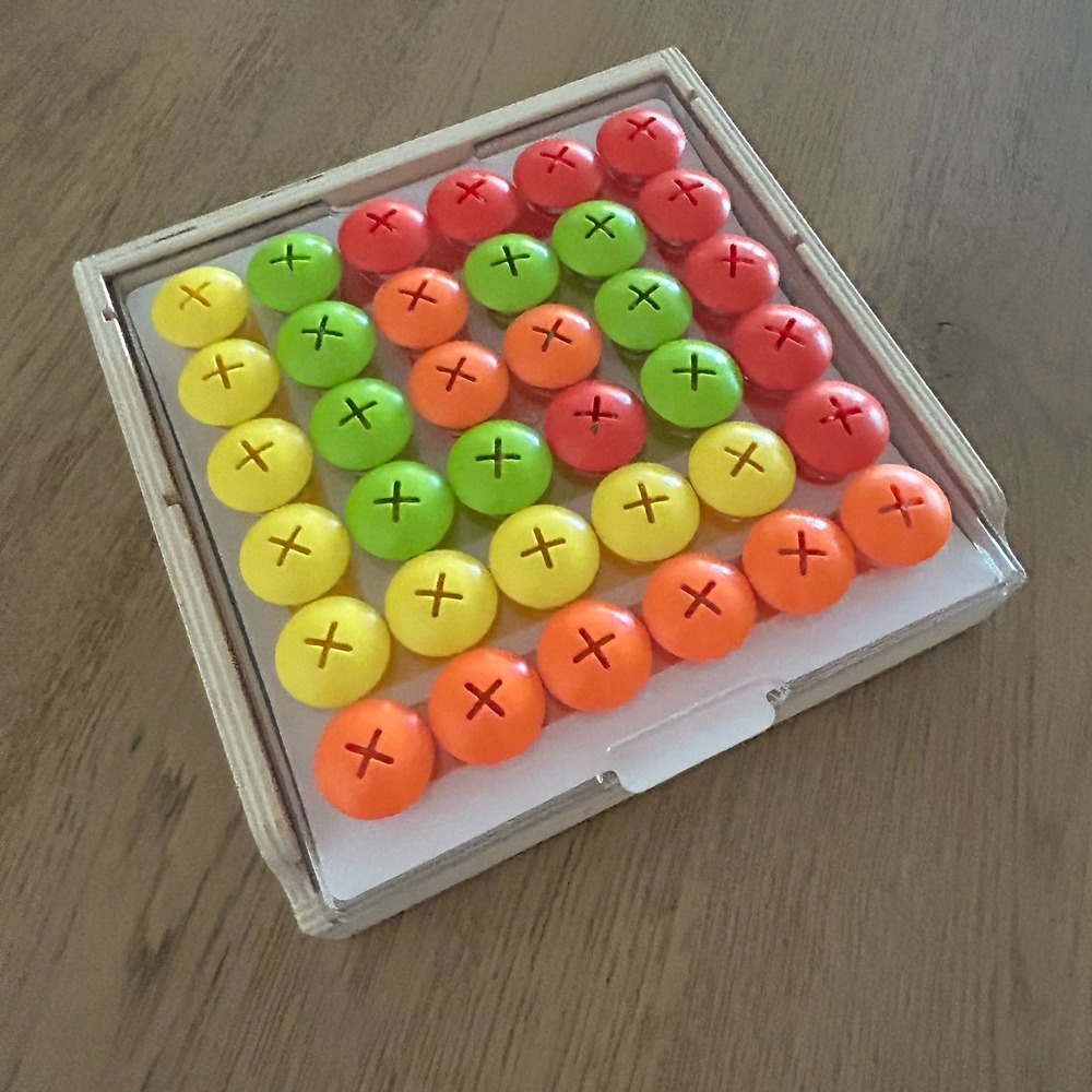 Lovevery Mosiac Button Board Wooden Montessori Educational Activity